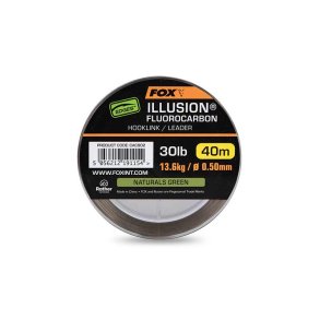 Edges Illusion Fluorocarbon 30lb 13.6kg (0.50mm) x 40m - Naturals Green