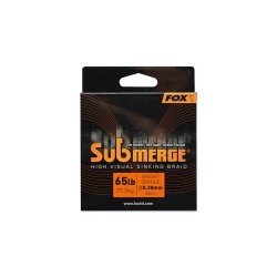 Submerge Orange sinking braid x 600m 0.38mm 65lb/29.5kg