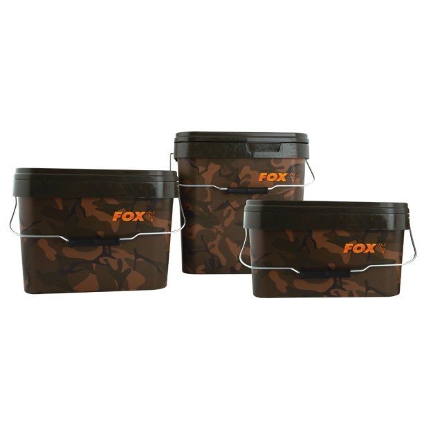 Camo Square Buckets - 5 Litre