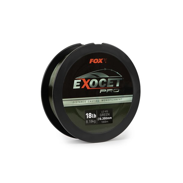 Exocet Pro (LV Green) 0.350mm 18lbs / 8.18kgs (1000m)