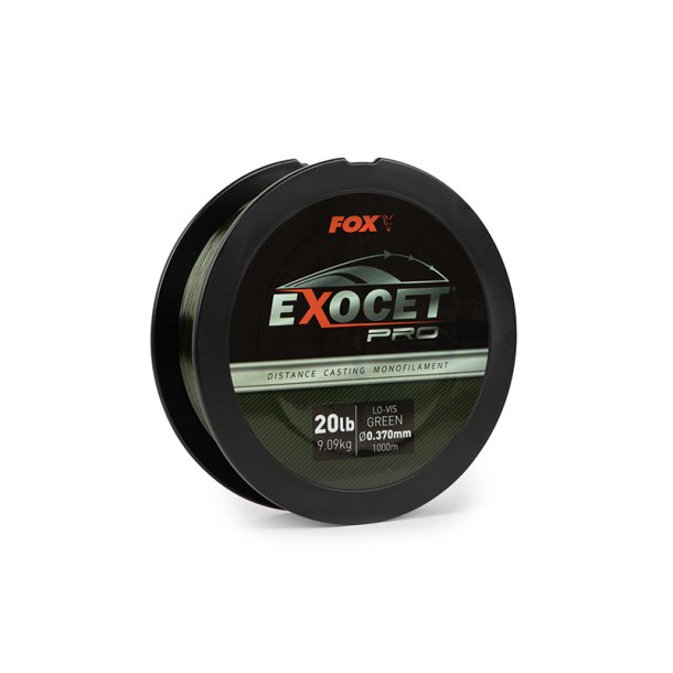 Exocet Pro (LV Green) 0.370mm 20bs / 9.09kgs (1000m)