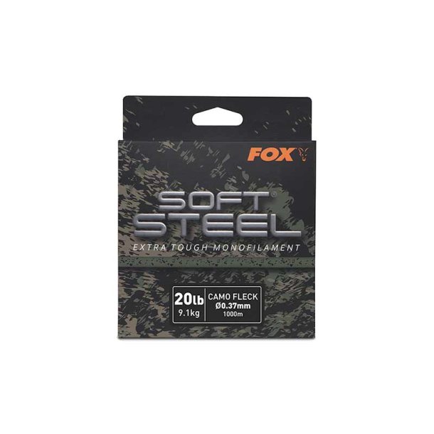 Soft Steel Fleck Camo Mono 20lb (9.1kg) 0.37mm x 1000m