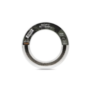 Soft Steel Fleck Camo Leader 35lb (15.9kg) 0.50mm x 100m