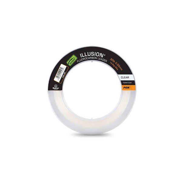 Illusion Fluorocarbon Leader 30lb 13.6kg (0.50mm) x 50m - Clear