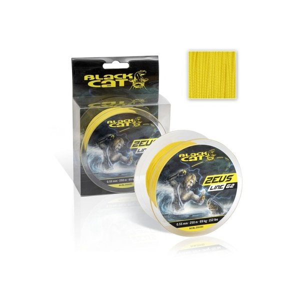 Zeus line G2  0,38mm L: 250m 37kg / 81lbs yellow