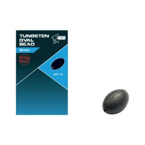 Tungsten Oval Bead 6mm
