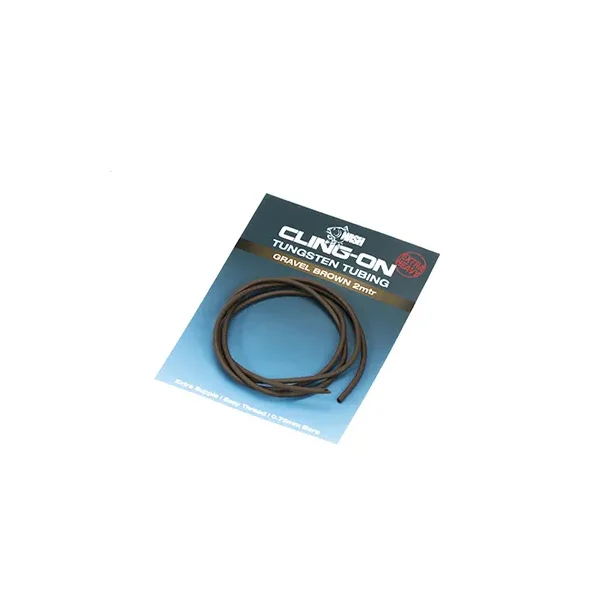 Cling-On Tungsten Tubing Gravel Brown