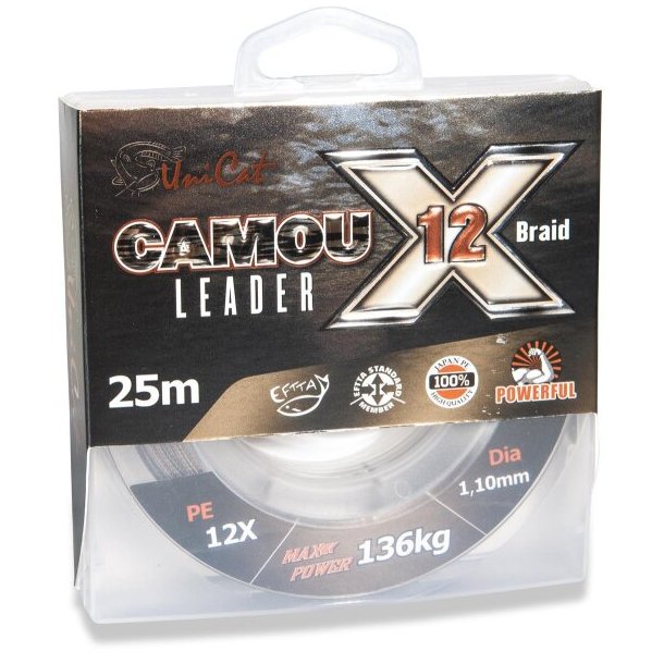 Camou leader 12X 0,80mm